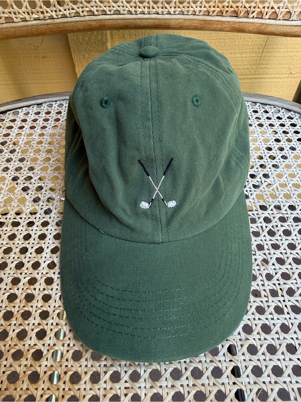 Sonoma Green Golf Clubs Embroidered Adjustable Dad Hat Baseball Cap